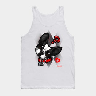 Boston Terrier Argyle Tank Top